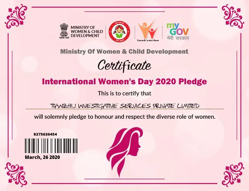 Women's-Day certificate